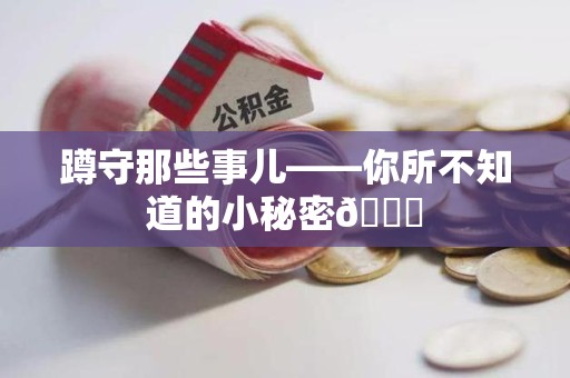 丰泽蹲守那些事儿——你所不知道的小秘密😎