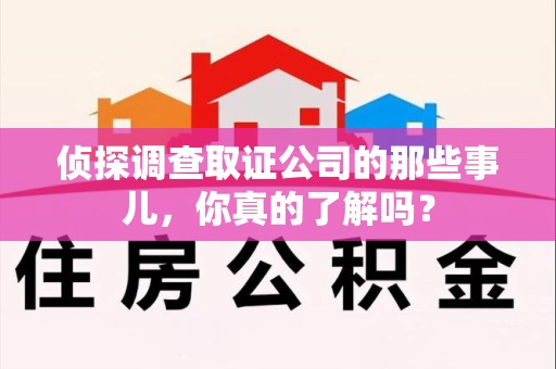 丰泽侦探调查取证公司的那些事儿，你真的了解吗？