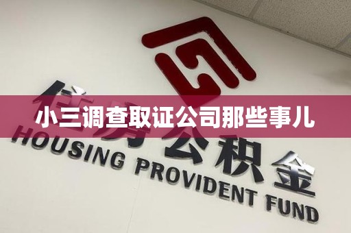 丰泽小三调查取证公司那些事儿