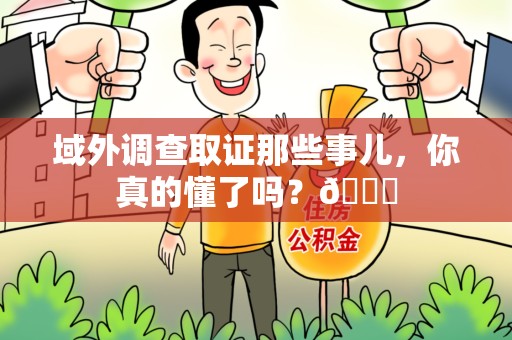丰泽域外调查取证那些事儿，你真的懂了吗？😎